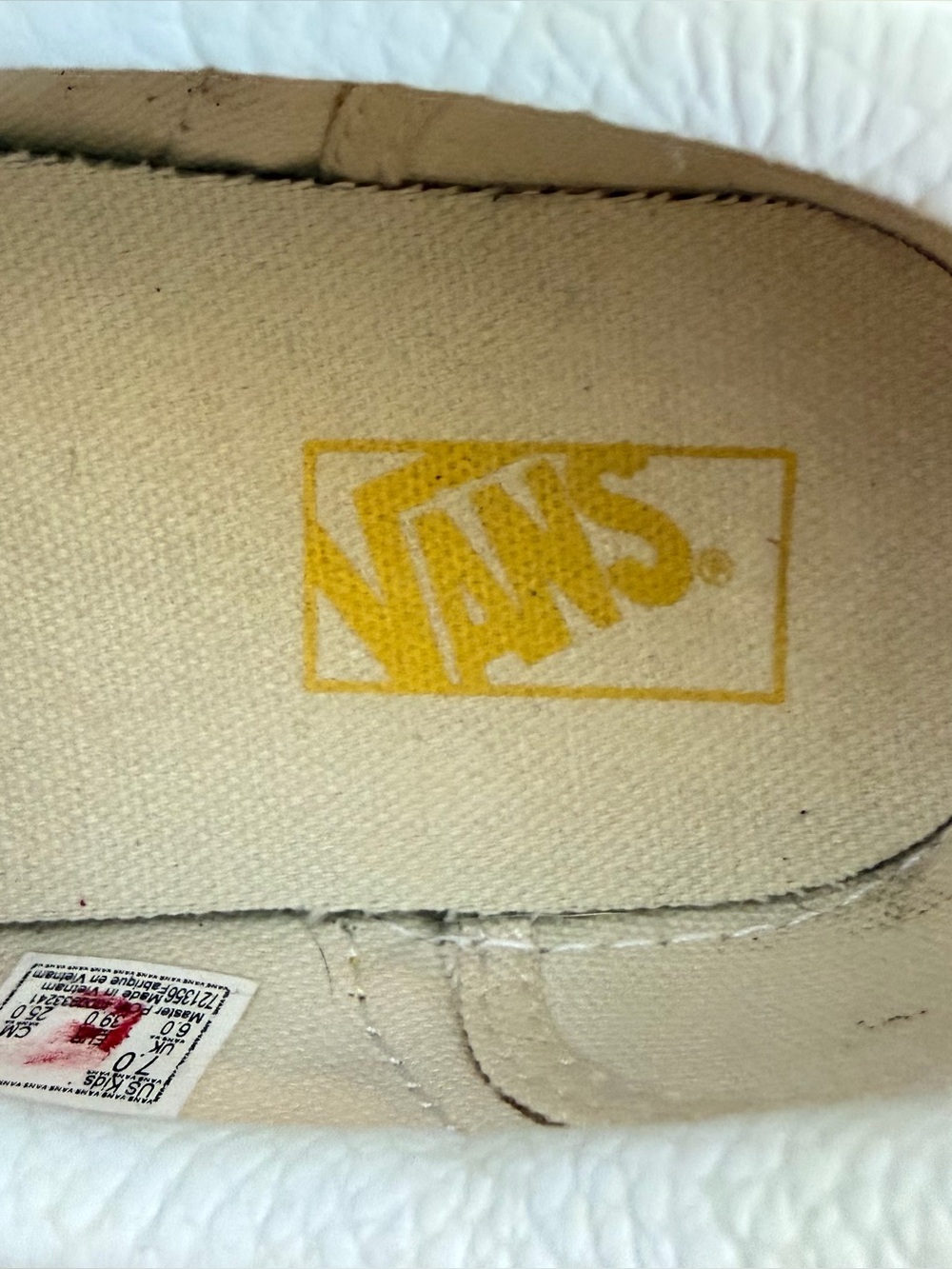 Vans Unisex Size M7/W8.5 Slip-On Checkerboard Casual Retro Skater Sneakers Fun - Picture 8 of 10
